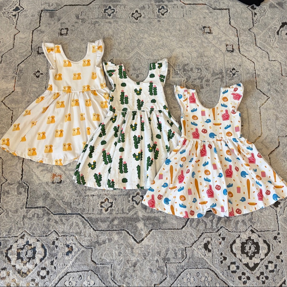 Monica + Andy short sleeve dress bundle, 3T